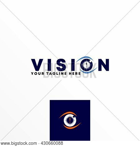 Letter Vision Logo Vector Stock. Sore Eyes Abstract Design Concept. Can Be Used As A Symbol Related 