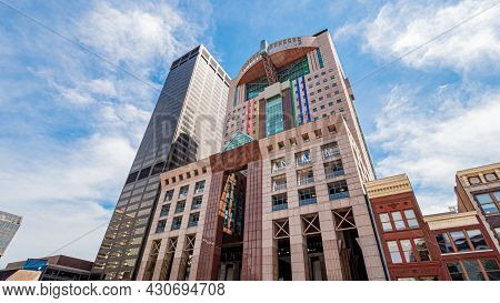 Art Deco Style Building - Humana Louisville - Louisville. Kentucky - June 14, 2019