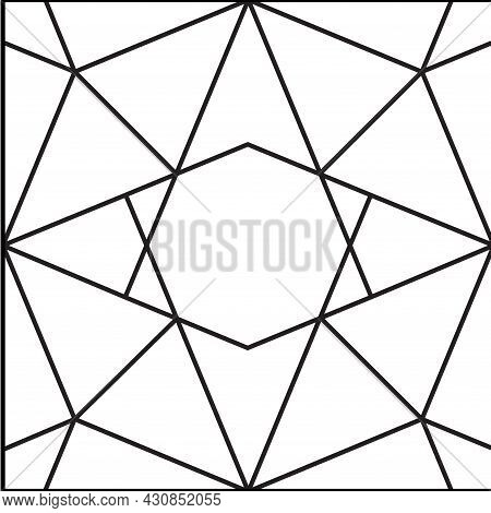 Mashrabiya Tile Design. Arabic Vector Pattern Ideal For Design Background, Web Page Background, Surf