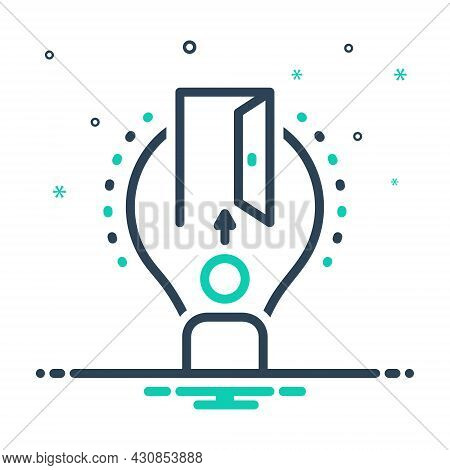Mix Icon For Opportunity Eventuality Door Entrance Chance Lucky-chance Possibility Occasion