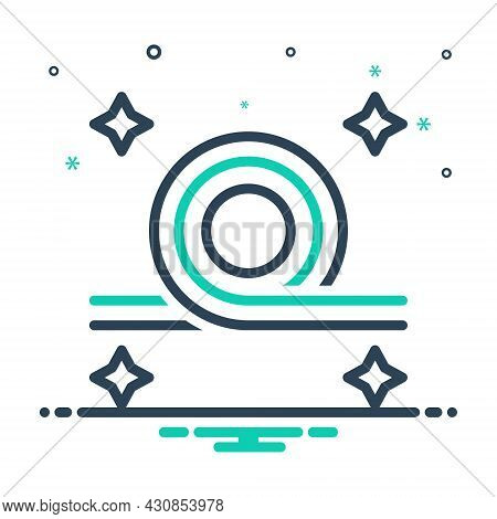 Mix Icon For Bend Warp Twist Flexible Turn Flexi Quirk Flexion Rope Roll