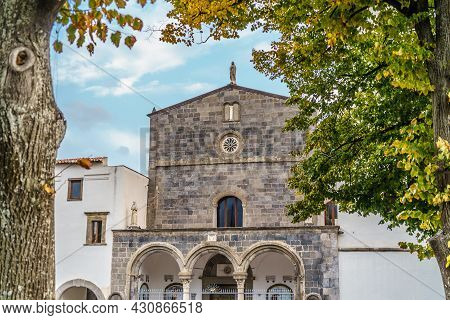 Franciscan Complex Of The Church Of Santa Maria Del Pozzo In Somma Vesuviana, Naples. Located On Are