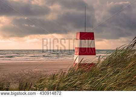 Dune And Beach Near Hirtshals In Denmark.