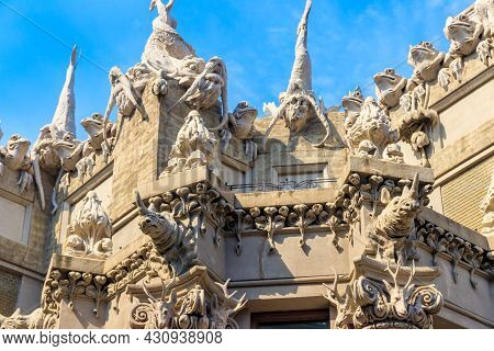 House With Chimaeras Or Horodecki House In Kiev, Ukraine