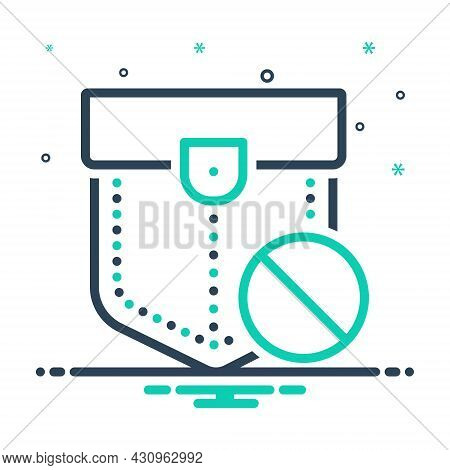 Mix Icon For Nothing Not-a-thing Nill Zero Zilch Diddly-squat Ban Prohibited