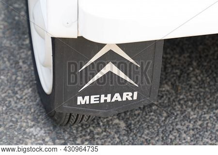 Bordeaux , Aquitaine  France - 08 17 2021 : Mehari Car Logo Brand And Text Sign On Rear Citroen Vint