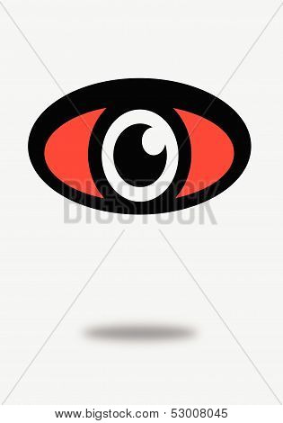 Eye icon character design