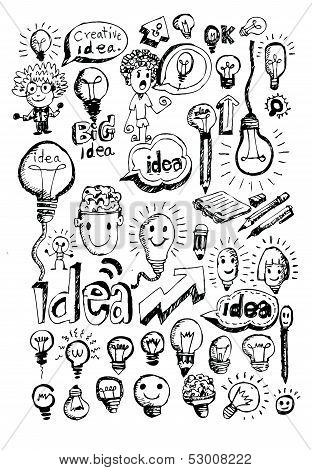 Hand drawn vector illustration idea