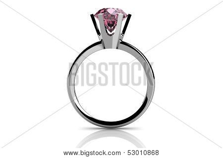 Pink Diamond Ring.