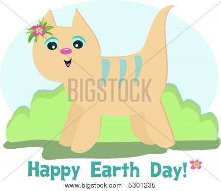 Happy Earth Day Cat