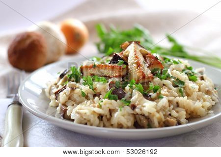 Risotto With Mushrooms