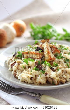 Risotto With Mushrooms