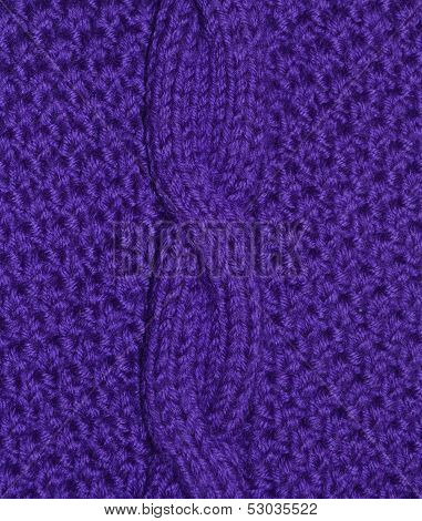 Knitted wool texture.
