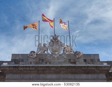Town Hall Or Casa De La Ciutat Barcelona