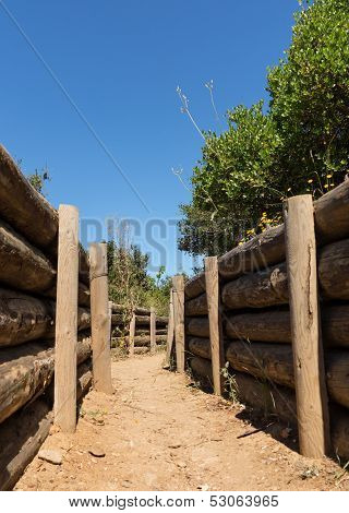 Army Trenches At Anzac Cove Gallipoli