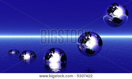 Earth Emerging From The Sea