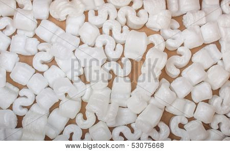 Polystyrene Beads Background