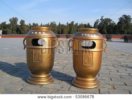 Temple Of Heaven Litterbins