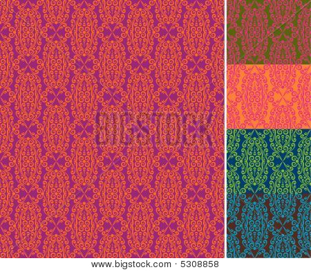 Seamless Wallpaper Pattern (vector)