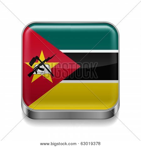 Metal  icon of Mozambique