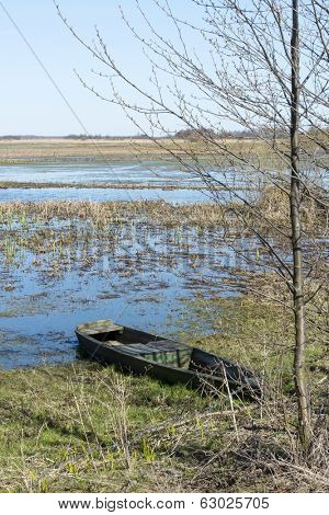 Early spring in the Biebrza National Park, Poland, Podlasie