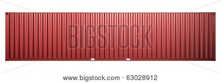 3d rendering of a shipping 40ft container