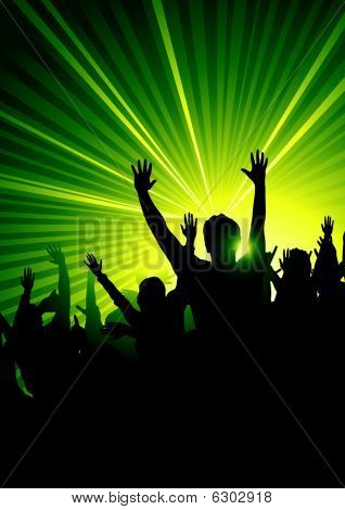 Concert crowd