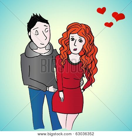Couple in love