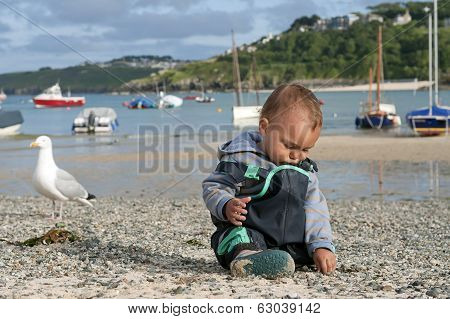 Child At Harbour Beach