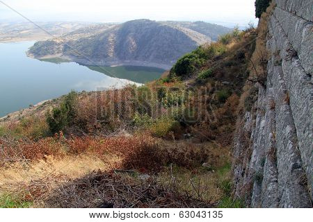 Lake And Wall
