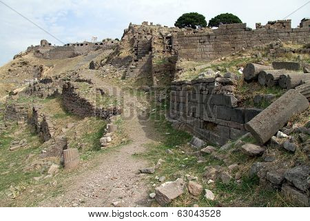 Ruins In Pergam