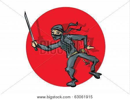Ninja Cartoon