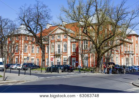 Academy Of Fine Arts In Warsaw In Czapski Palace