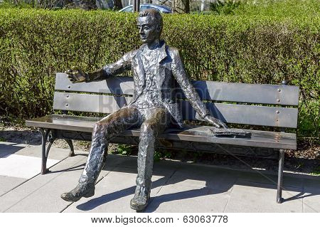 Student Monument In Warsaw