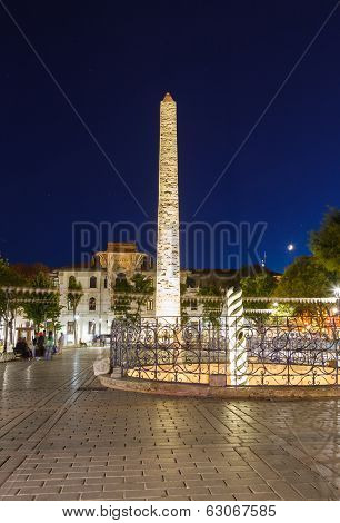 Obelisk at hippodrome in Istanbul