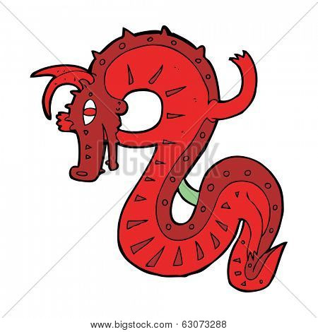 saxon dragon cartoon