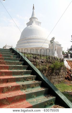 Staircase And Stupa