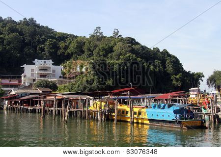 Temple And Pier