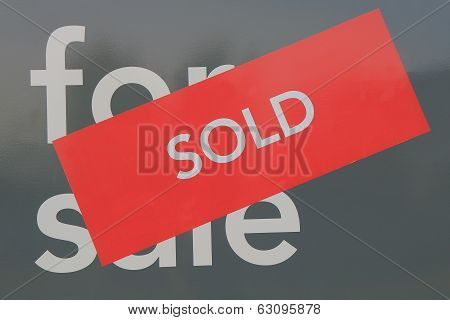 Sold sign