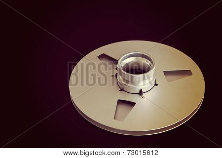 Open Metal Reels With Tape For Professional Sound Recording with NAB adapter