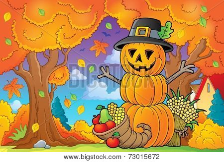 Thanksgiving theme image 5 - eps10 vector illustration.