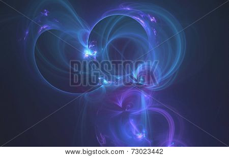 Crab nebula- the abstract illustration
