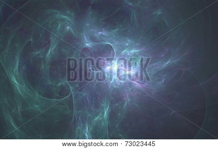 Crab nebula- the abstract illustration
