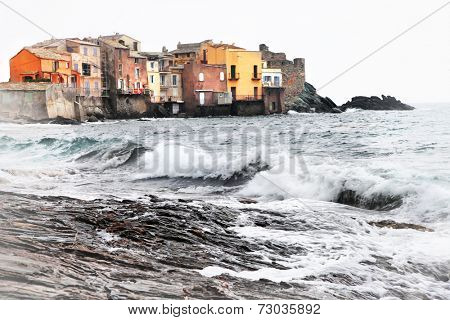 Erbalunga - small  old fishing village in Corsica