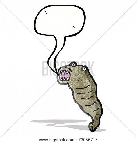 cartoon leech