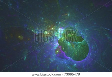 Nebular clouds in furthest universe