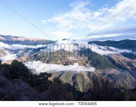 Mountain With Clouds