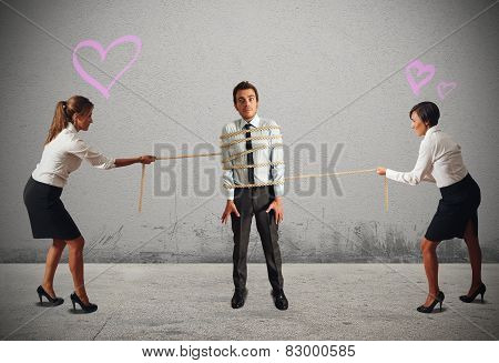 Business women in conflict