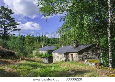 Cottages In The Middle Of Nature
