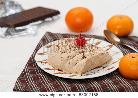 Chocolate And Orange Semifredo Ice Cream